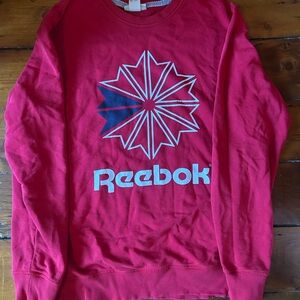 Vintage Red Reebok Crewneck